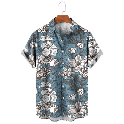 Summer Floral Print Shirt 53772340X
